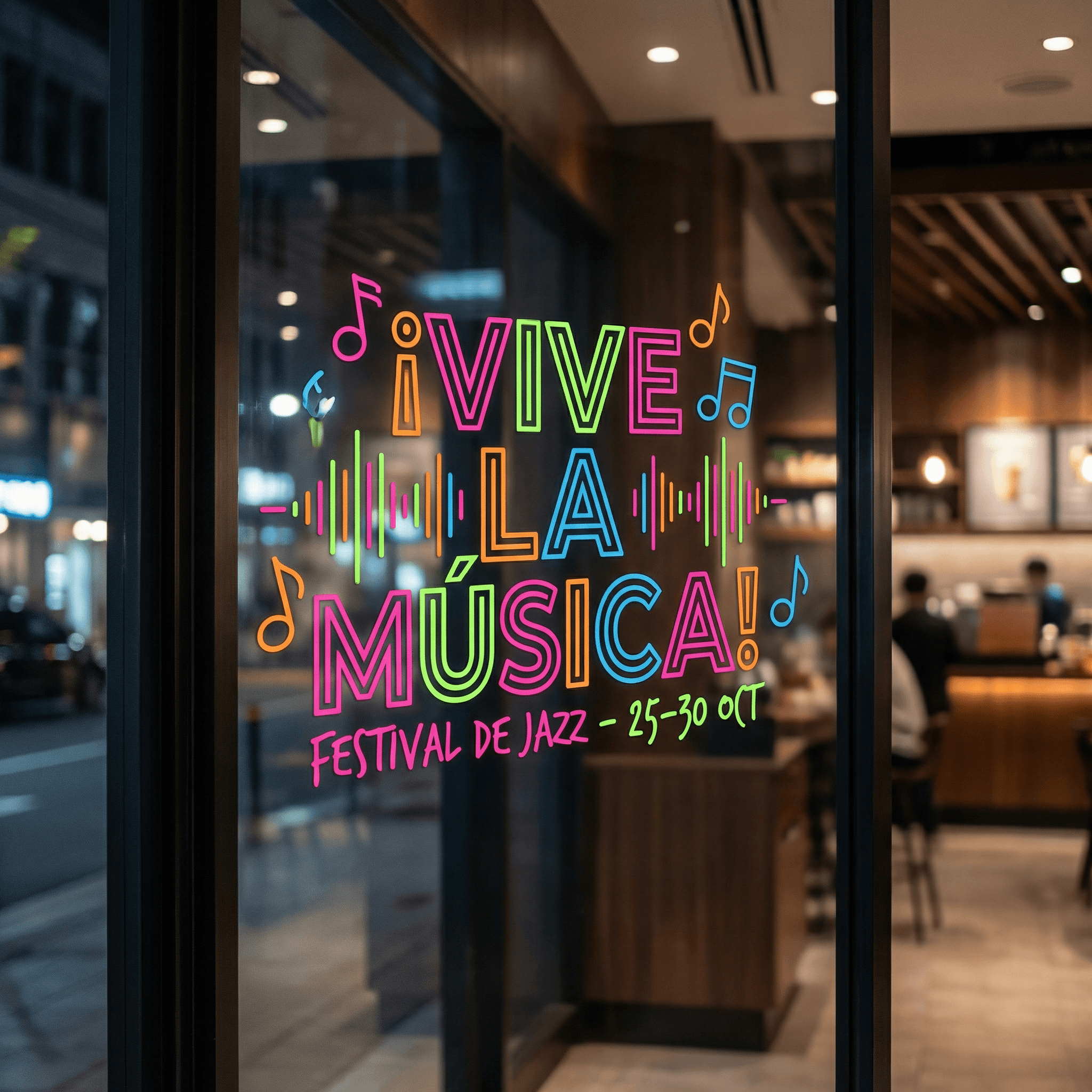 Vinilos Fluorescente (Sin impresión)