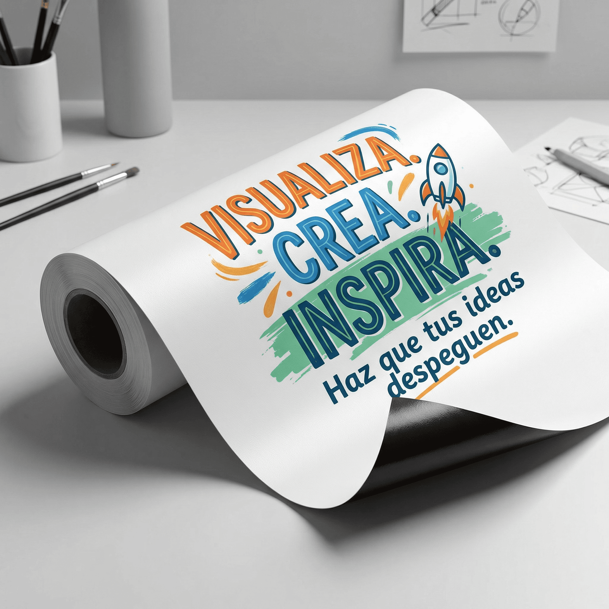 Adhesivo Impreso Blackout