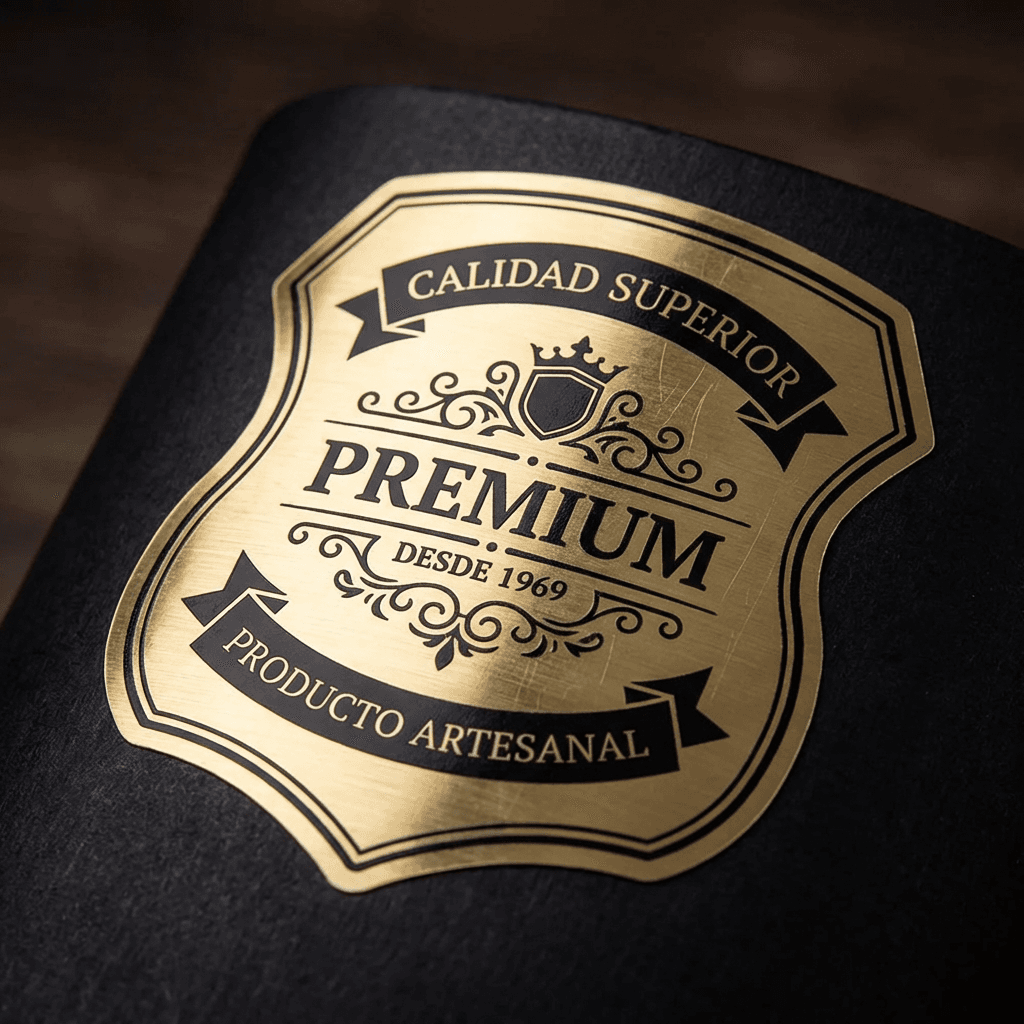 Adhesivo Metalizado Impreso