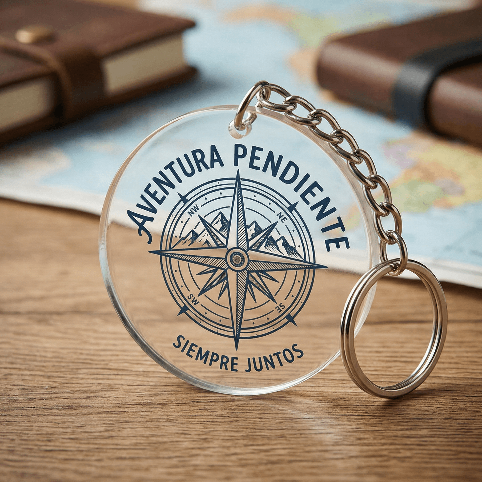 Llavero Acrilico + Resina