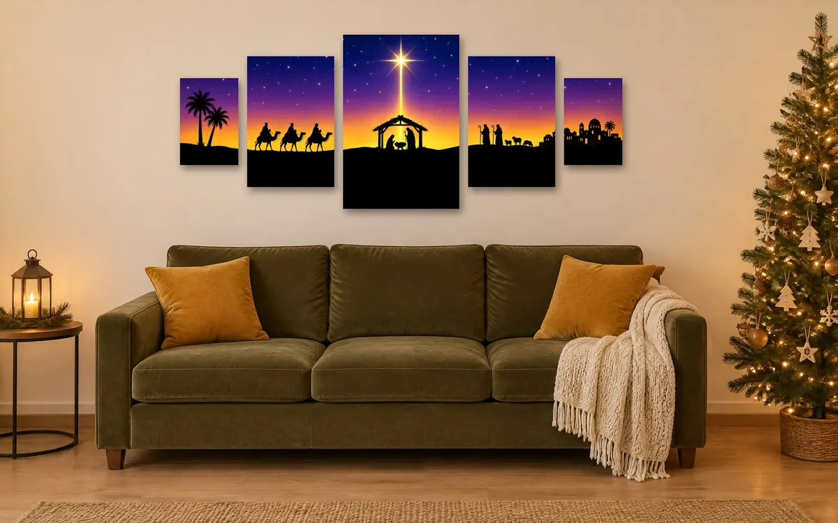 Camino de los Reyes colgado en una sala