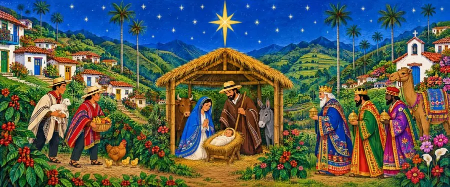 Diseño 07, Pesebre de pueblo
