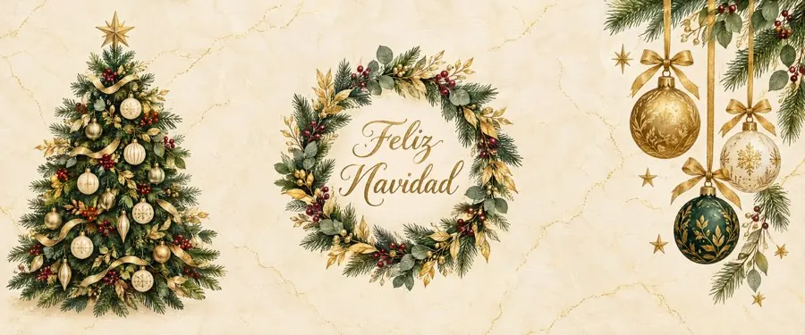 Diseño 08, Navidad dorada