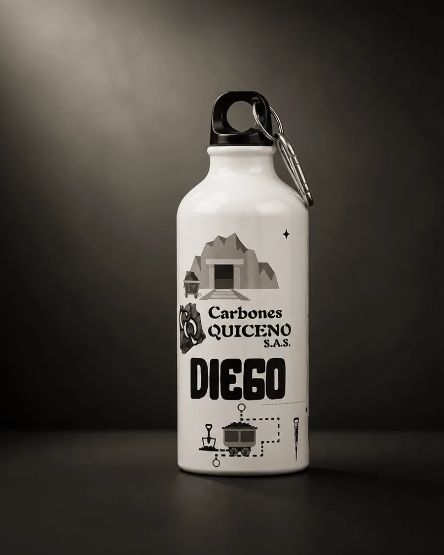 Botella metálica personalizada
